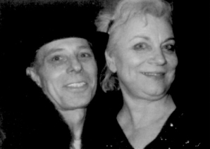 a picture with Melba Huber at the Steve Condos memorial in New York